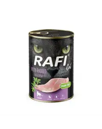 RAFI Cat Adult cu iepure hrană umedă pentru pisici sterilizate 400 g
