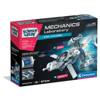 Kit de constructie, Clementoni, Science & Play, Nava Spatiala, 90 piese