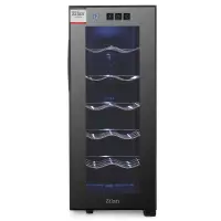 Răcitor de vin, 12 sticle, 33L, touch control, negru ZILAN / ZLN4682 Engros