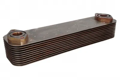 Radiator ulei (100x70 410mm, numar nervuri: 11) potrivit IVECO EUROSTAR, EUROTRAKKER, STRALIS I, STRALIS II, TRAKKER I, TRAKKER II F3BE0681A-F3HFE611D 01.93