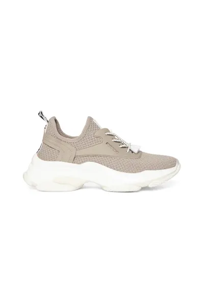 Pantofi sport Match-E slip-on cu insertii din plasa - Maro taupe
