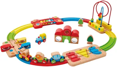 Set Calea ferata Hape - Culorile curcubeului