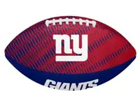 Wilson NFL Team Tailgate Football Junior Team Giants