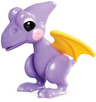 Jucărie pentru copii Tolo First Friends - Pterodactil, violet