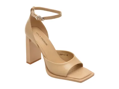 Sandale elegante EPICA PREMIUM bej, 5071, din piele naturala