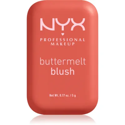 NYX Professional Makeup Buttermelt Blush fard de obraz sub forma de pudra culoare Butta Sunset Sorbet 5 g