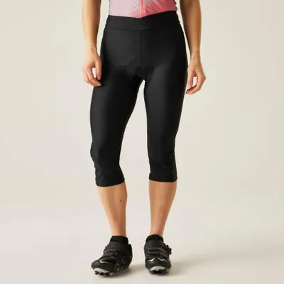 Radhose Worldly Capri Biken/Radsport Damen Black Ohne Atmungsaktiv DARE 2B