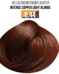 Vopsea Profesionala Fara Amoniac EVOQUE USA, Nuanta 8.44 INTENSE COPPER LIGHT BLONDE - Cu Ulei de Argan si 12 Aminoacizi, 100 ml - Evoque