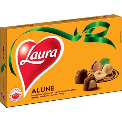 Bomboane de ciocolata cu alune Laura 138 g Engros