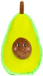 Jucarie de plus Fluffii - Bebe avocado, verde electric