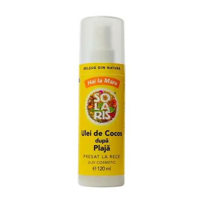 Ulei de cocos Hai la mare, 120ml, Solaris