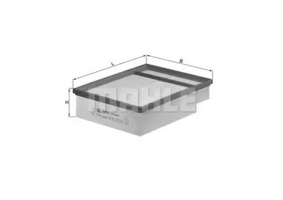 Filtru aer MAHLE ORIGINAL LX 1019