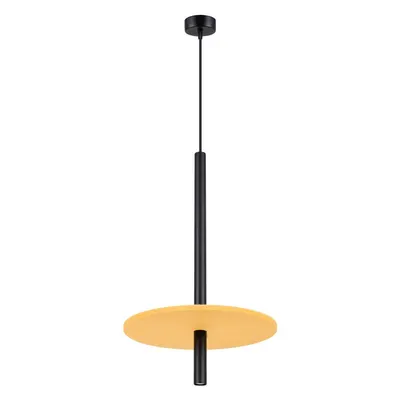 Lustră galbenă/bej din metal ø 30 cm Rilu – Sollux