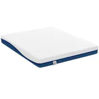 HOMCOM Saltea 160x200 cm, saltea 2 persoane, spumă cu memorie infuzată cu ceai verde, husă detașabilă lavabilă, fermitate medie | Aosom Romania