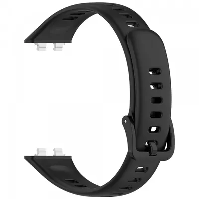 Curea Techsuit W081 pentru Huawei Band 11 / 11 Pro, Neagra