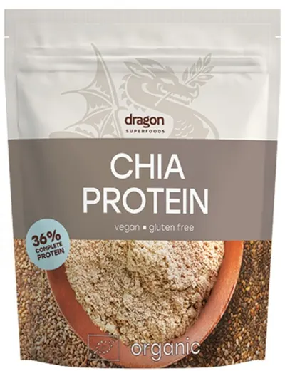 Proteină de chia, 36%, 1.5 kg, Dragon Superfoods