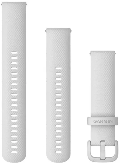 Curea Garmin - QR Silicone, Venu/vivomove, 20 mm, White