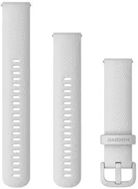 Curea Garmin - QR Silicone, Venu/vivomove, 20 mm, White