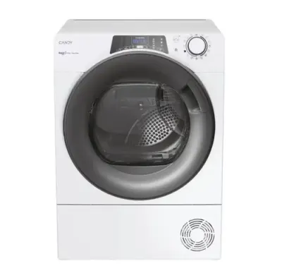 Uscator de rufe cu pompa de caldura Candy RPE H10A2TER-S, 10Kg, Clasa E, 14 programe, Wi-Fi (Alb)