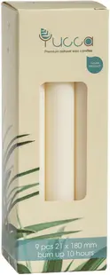Set de lumânări Yucca - 9 buc., Ecru