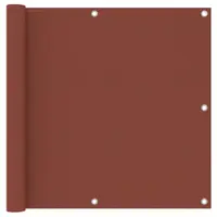 vidaXL Paravan pentru balcon, cărămiziu, 90x300 cm, țesătură oxford