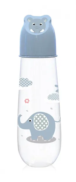 Biberon Animals 250 ml capac decorat 0 luni+ Moonlight Blue