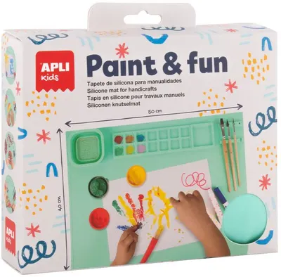 Pad de desen din silicon Apli - Verde