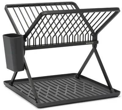 Uscător pliabil Brabantia - SinkSide, Dark Grey, Compact