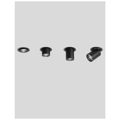 Spot JUNO Negru Aluminiu LED Luminus 30 Wat Included Driver Philips 30 Wat 2890Lm 3000K