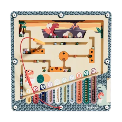 Puzzle labirint - cursa dinozaurului