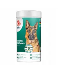 8IN1 Vitality Supliment articulații câini Glucozamină + MSM 55 tbl