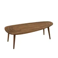 Masuta de cafea SWEET, nuc, 115x50x38 cm