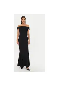 Rochie dama - 304657924 - Poliester - Negru - Negru