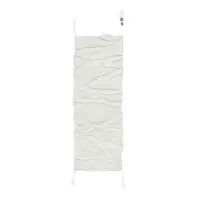 Covor tip traversă alb lavabil/țesut manual din lână 70x200 cm Enkang Ivory – Lorena Canals