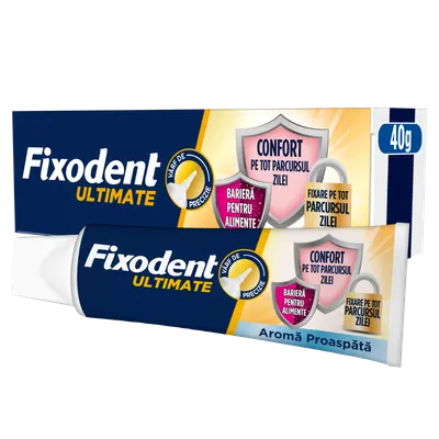 Crema adeziva pentru proteza dentara Ultimate Fresh, 40g, Fixodent