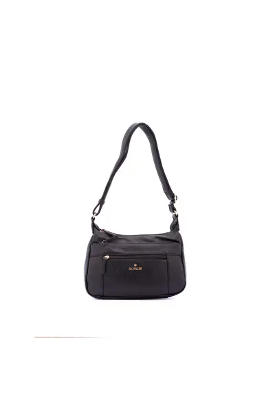 Geanta crossbody din piele ecologica - Negru