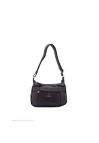 Geanta crossbody din piele ecologica - Negru