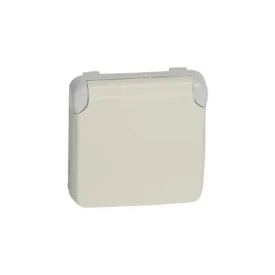 priza Plexo IP55 - German standard - 2P+E automatic terminals-modular-alb