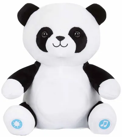 Jucărie muzicală de pluș cu funcție de lampă de noapte Chipolino - Panda