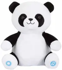Jucărie muzicală de pluș cu funcție de lampă de noapte Chipolino - Panda