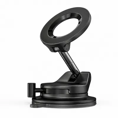 Suport Auto Magnetic Lisen A608, 4inch - 7 inch, Negru