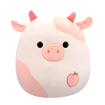 Jucarie de plus, Squishmallows, Vacuta Lilaz, 35 cm