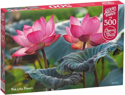 Puzzle Cherry Pazzi din 500 de piese - Pink Lotus
