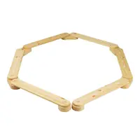 Cale senzorială în culoare naturală din lemn de pin 10x408x5 cm Montessori – Meowbaby
