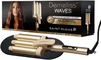 Presă retro Demeliss - Waves, 210°C, Ceramic Tourmaline, auriu