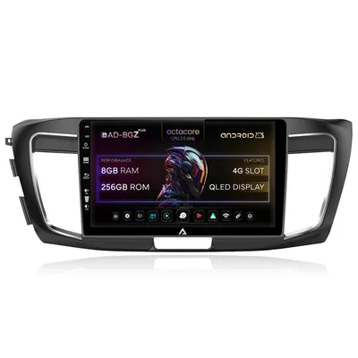 Navigatie Honda Accord 9 (2013-2017), Android, Z-Octacore 8GB RAM + 256GB ROM, 10.1 Inch - AD-BGZ10008+AD-BGRKIT002