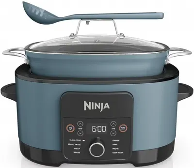 Multicooker Ninja - Foodi 8-în-1, 1200W, 8 programe, albastru