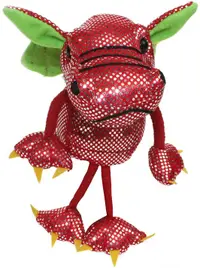 Păpușă pentru teatru de păpuși de deget The Puppet Company - Dragon rosu