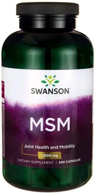 MSM, 1000 mg, 240 capsule, Swanson