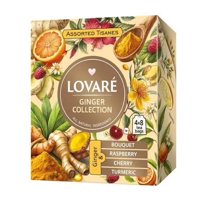 Ceai asortat cu ghimbir, GINGER, Ceai Lovaré